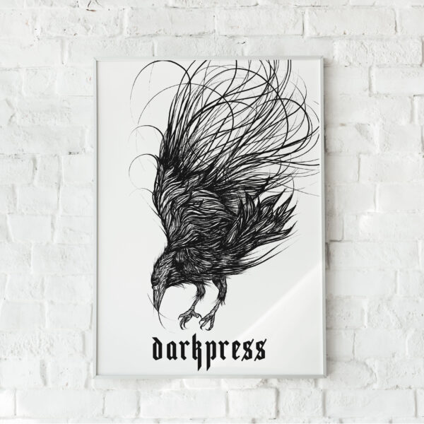Darkpress_Bird- plakát - saját szöveggel