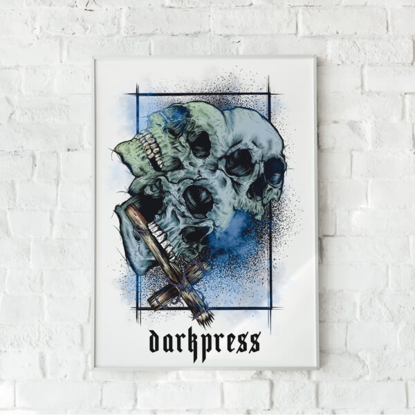 Darkpress_Crucifix - plakát - saját szöveggel