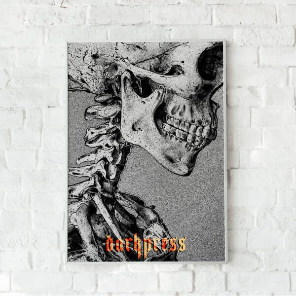 Darkpress_Skull - plakát - saját szöveggel