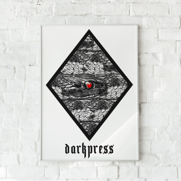 Darkpress_Snake - plakát - saját szöveggel