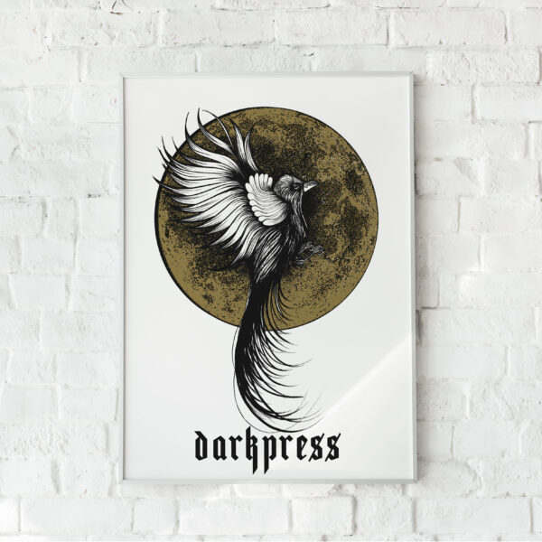 Darkpress_Moon - plakát - saját szöveggel