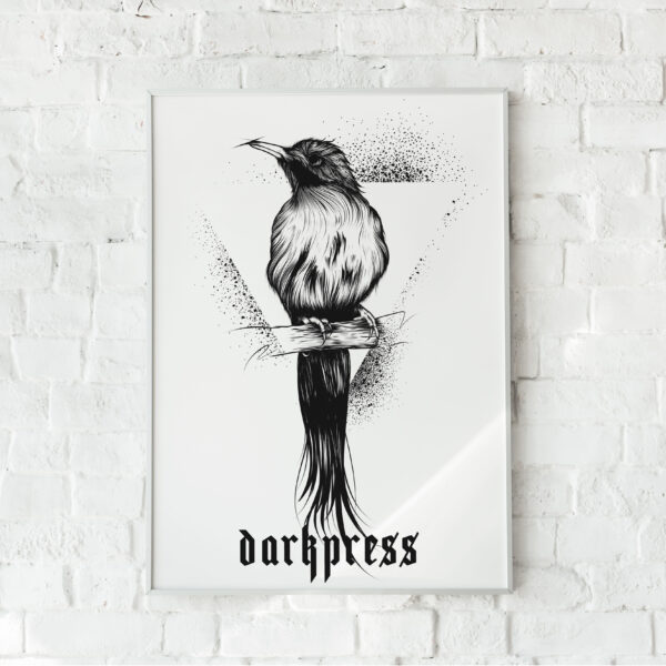 Darkpress_Birdie - plakát - saját szöveggel