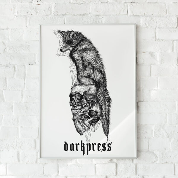Darkpress_Fox - plakát - saját szöveggel