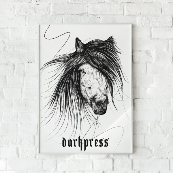 Darkpress_Horse - plakát - saját szöveggel