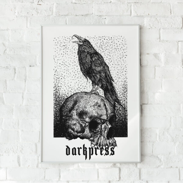 Darkpress_Crow - plakát - saját szöveggel