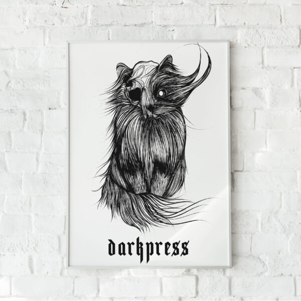 Darkpress_Deadcat - plakát - saját szöveggel
