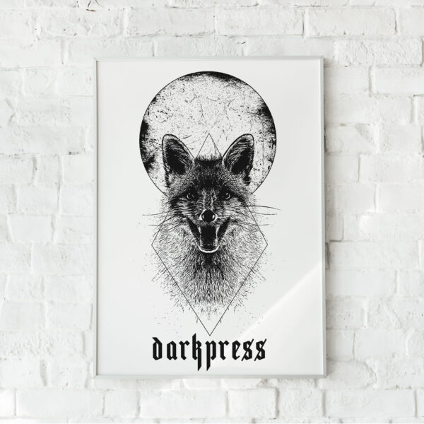 Darkpress_Foxy - plakát - saját szöveggel